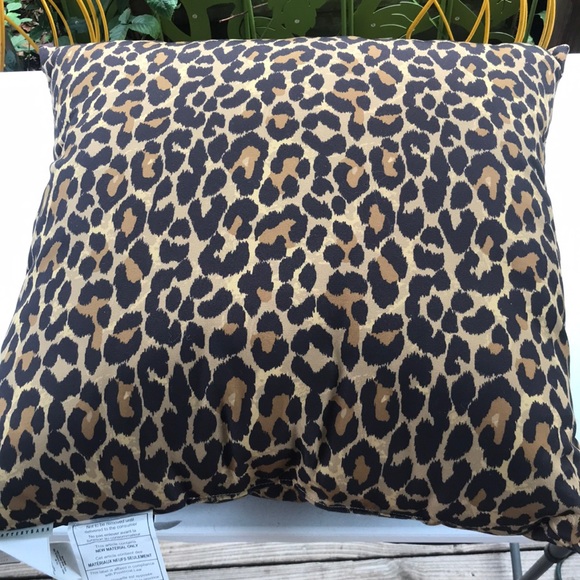 Pottery Barn Other - Pottery barn cheetah 24” x 24” outdoor pillow